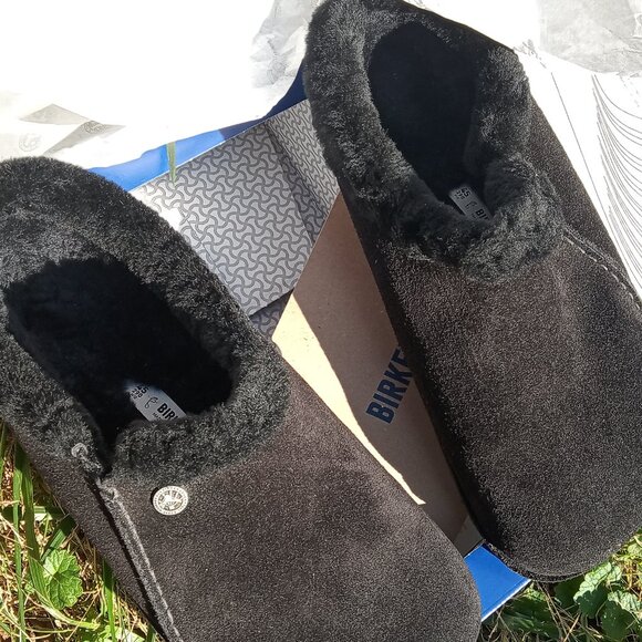 Birkenstock Zermatt premium shearling suede 12-12.5 normal/ wide - Picture 9 of 10